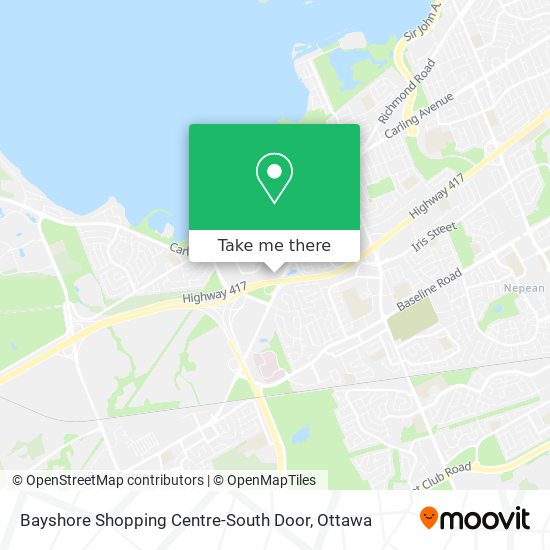 Bayshore Shopping Centre-South Door map
