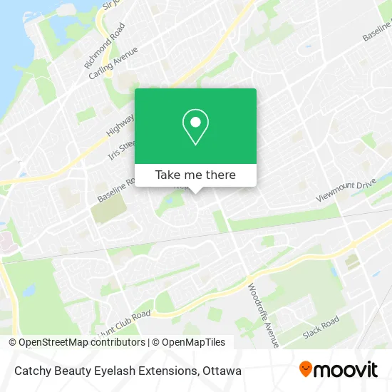 Catchy Beauty Eyelash Extensions map