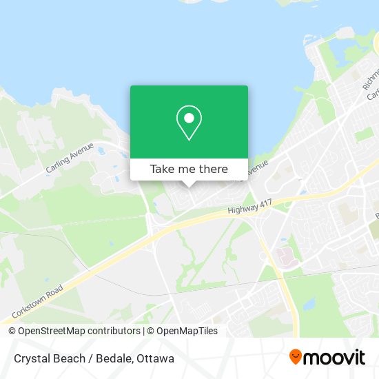 Crystal Beach / Bedale map