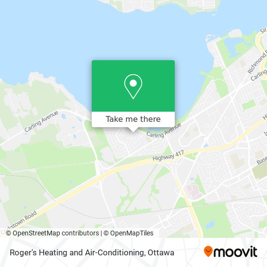Roger's Heating and Air-Conditioning map
