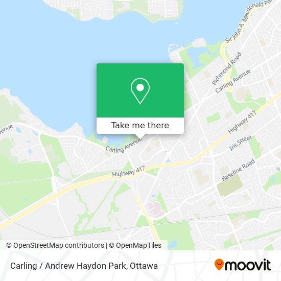 Carling / Andrew Haydon Park map