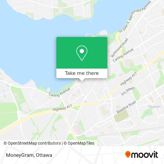 MoneyGram map