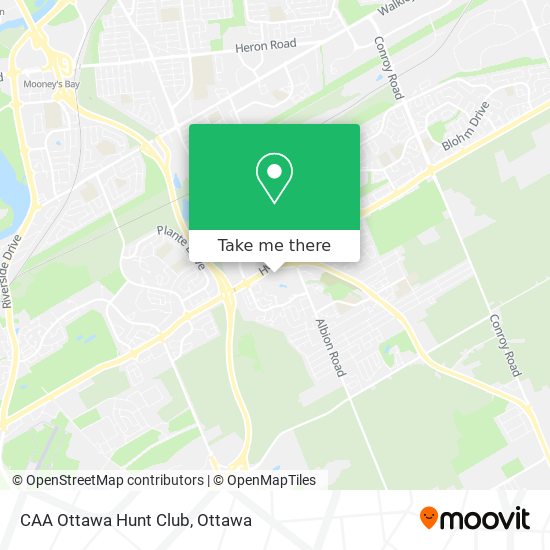 CAA Ottawa Hunt Club plan