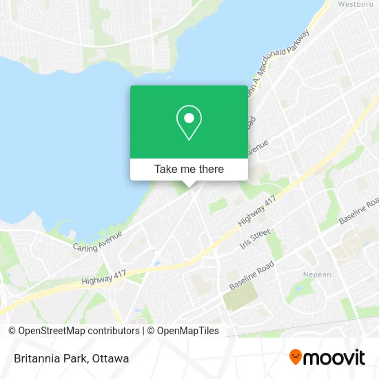 Britannia Park map