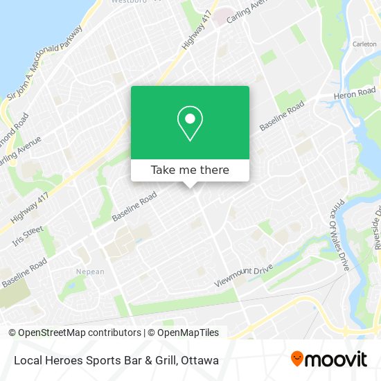 Local Heroes Sports Bar & Grill plan