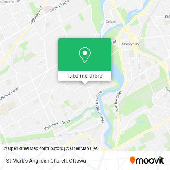 St Mark's Anglican Church map