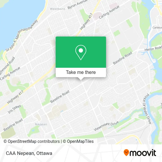 CAA Nepean map