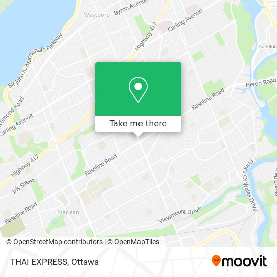 THAI EXPRESS map