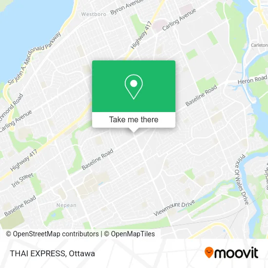 THAI EXPRESS map