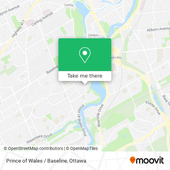 Prince of Wales / Baseline map