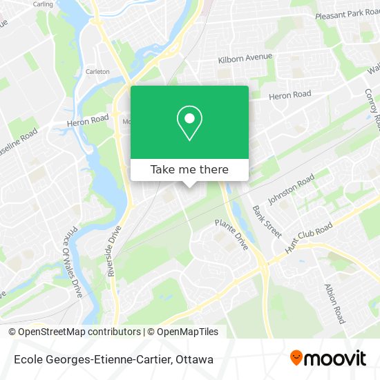 Ecole Georges-Etienne-Cartier map