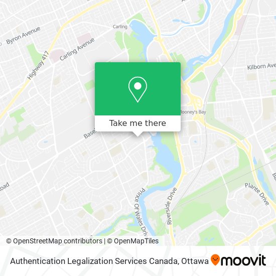 Authentication Legalization Services Canada map