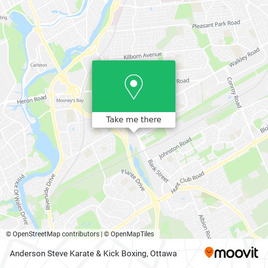 Anderson Steve Karate & Kick Boxing map