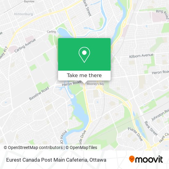 Eurest Canada Post Main Cafeteria map