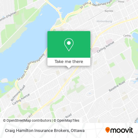 Craig Hamilton Insurance Brokers map