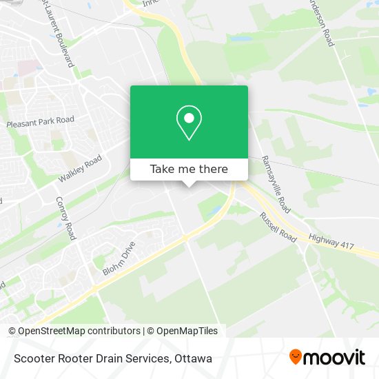 Scooter Rooter Drain Services map