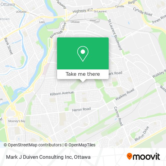 Mark J Duiven Consulting Inc map