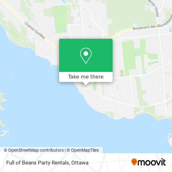 Full of Beans Party Rentals map