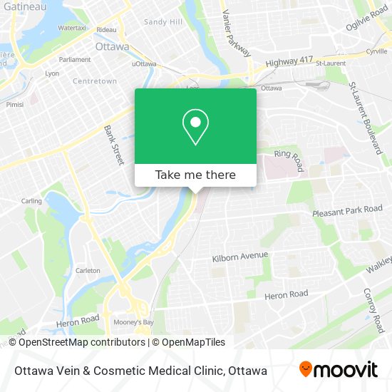 Ottawa Vein & Cosmetic Medical Clinic map