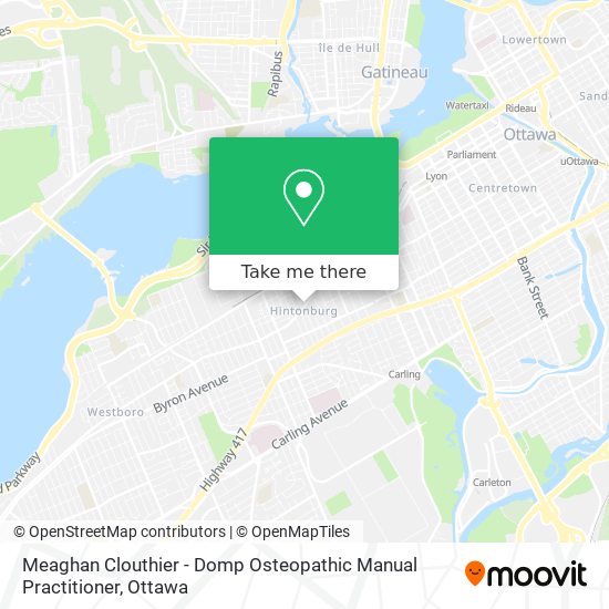 Meaghan Clouthier - Domp Osteopathic Manual Practitioner map