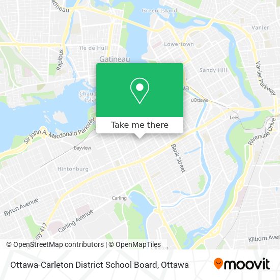 Ottawa-Carleton District School Board map