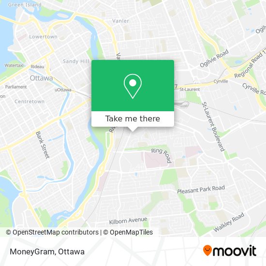 MoneyGram map