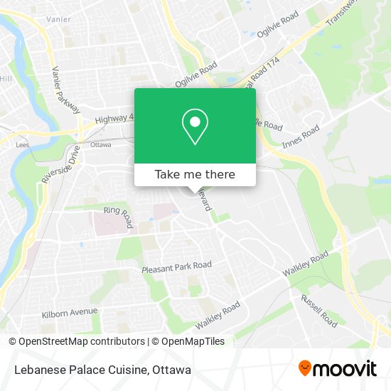 Lebanese Palace Cuisine plan