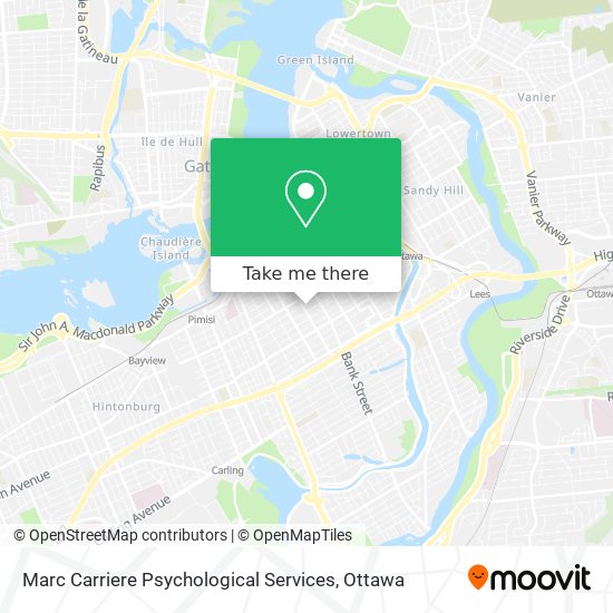 Marc Carriere Psychological Services map