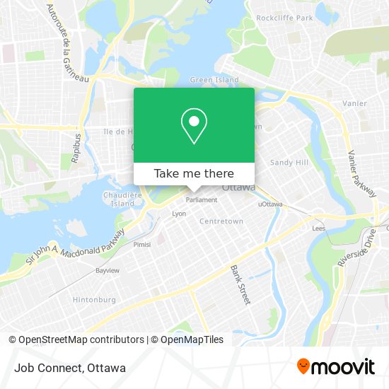 Job Connect map