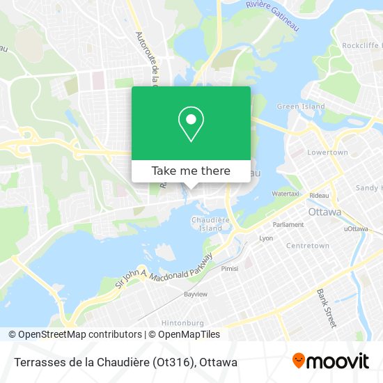 Terrasses de la Chaudière (Ot316) map