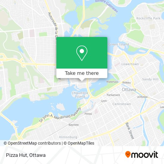 Pizza Hut map