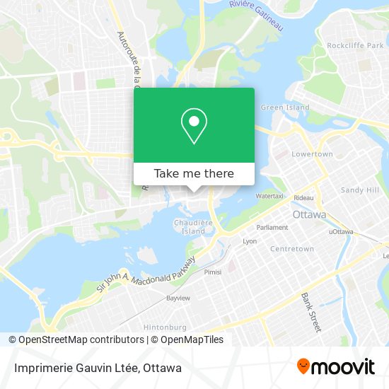 Imprimerie Gauvin Ltée map