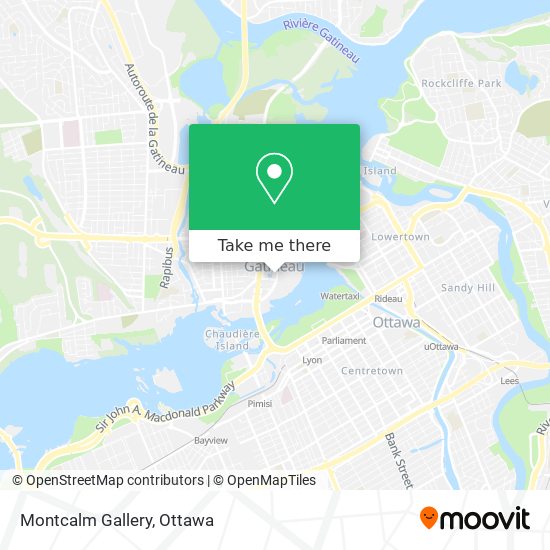 Montcalm Gallery map