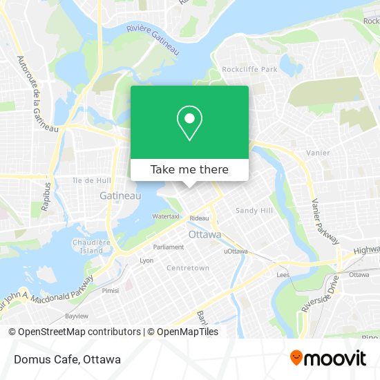 Domus Cafe map