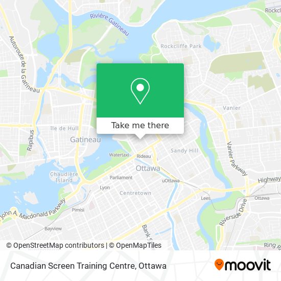 Canadian Screen Training Centre map