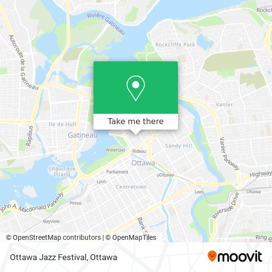 Ottawa Jazz Festival plan