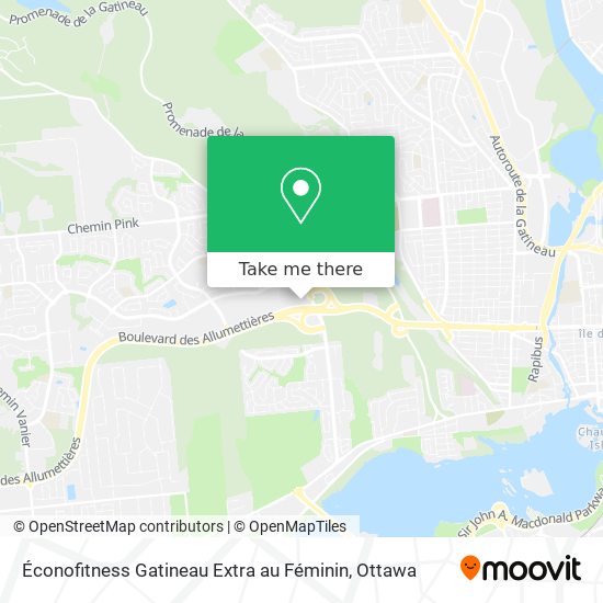 Éconofitness Gatineau Extra au Féminin plan