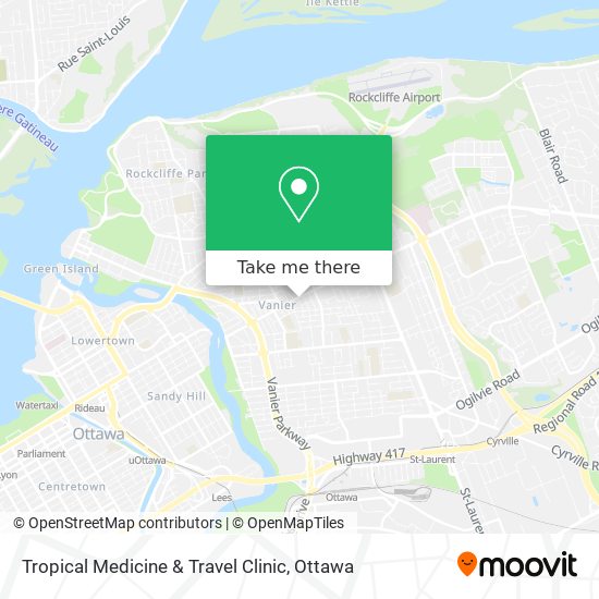 Tropical Medicine & Travel Clinic map