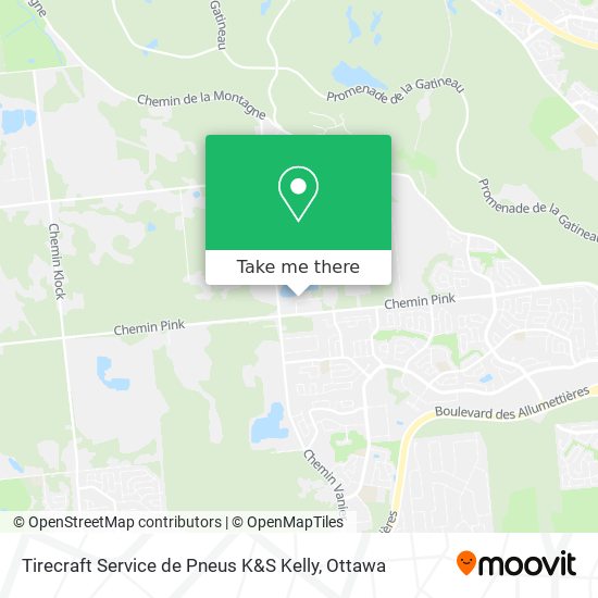 Tirecraft Service de Pneus K&S Kelly map