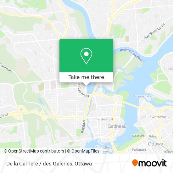 De la Carrière / des Galeries map