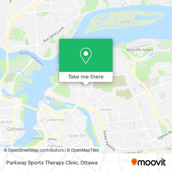 Parkway Sports Therapy Clinic map