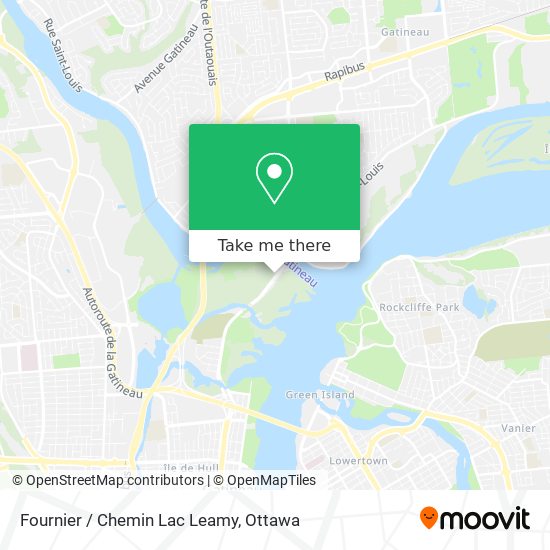 Fournier / Chemin Lac Leamy map