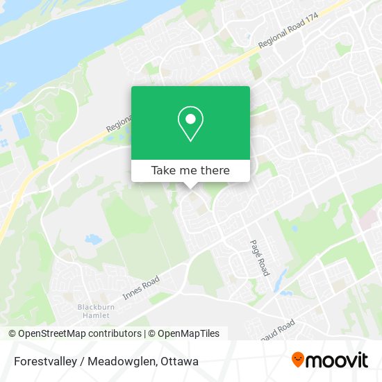 Forestvalley / Meadowglen map