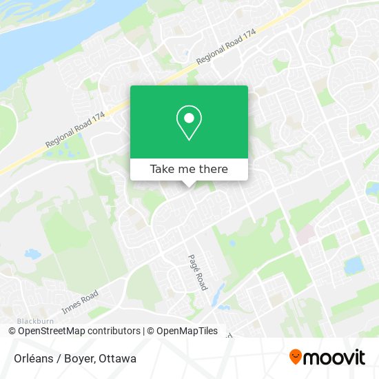 Orléans / Boyer map