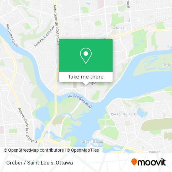 Gréber / Saint-Louis map