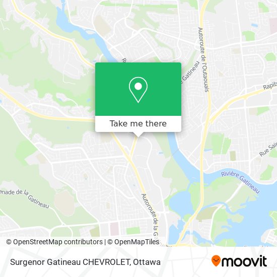 Surgenor Gatineau CHEVROLET map