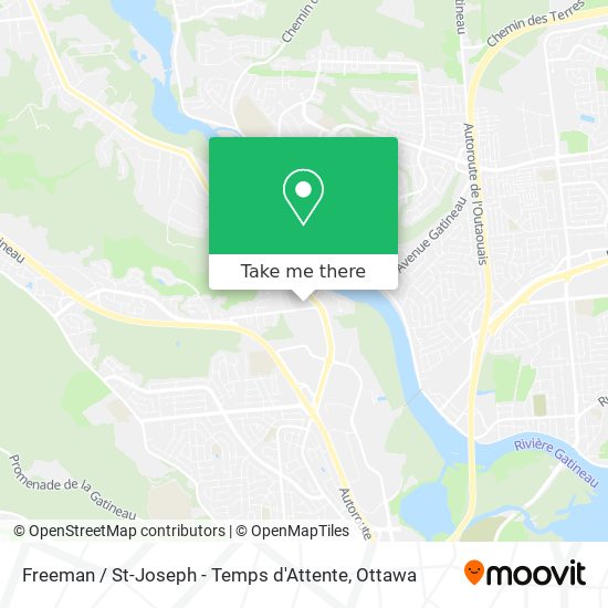 Freeman / St-Joseph - Temps d'Attente map