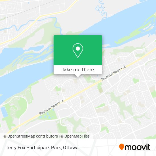 Terry Fox Participark Park map