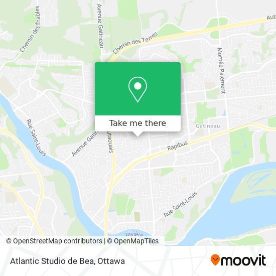 Atlantic Studio de Bea map