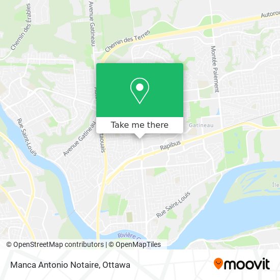 Manca Antonio Notaire map